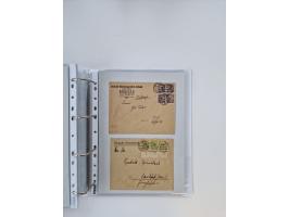 1920/23, umfangreiche Sammlung mit über 4600 Briefen, Karten und Ganzsachen. Dabei interessante Frankaturen, Blockeinheiten, 