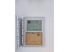 1920/23, umfangreiche Sammlung mit über 4600 Briefen, Karten und Ganzsachen. Dabei interessante Frankaturen, Blockeinheiten, 