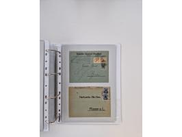1920/23, umfangreiche Sammlung mit über 4600 Briefen, Karten und Ganzsachen. Dabei interessante Frankaturen, Blockeinheiten, 