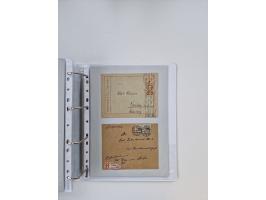 1920/23, umfangreiche Sammlung mit über 4600 Briefen, Karten und Ganzsachen. Dabei interessante Frankaturen, Blockeinheiten, 