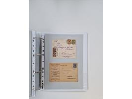 1920/23, umfangreiche Sammlung mit über 4600 Briefen, Karten und Ganzsachen. Dabei interessante Frankaturen, Blockeinheiten, 