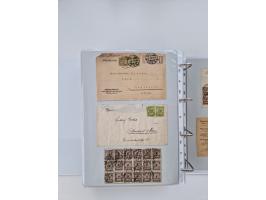 1920/23, umfangreiche Sammlung mit über 4600 Briefen, Karten und Ganzsachen. Dabei interessante Frankaturen, Blockeinheiten, 