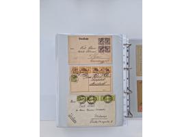 1920/23, umfangreiche Sammlung mit über 4600 Briefen, Karten und Ganzsachen. Dabei interessante Frankaturen, Blockeinheiten, 