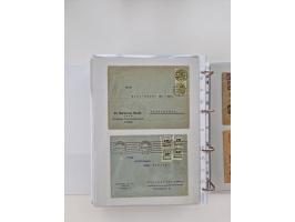 1920/23, umfangreiche Sammlung mit über 4600 Briefen, Karten und Ganzsachen. Dabei interessante Frankaturen, Blockeinheiten, 