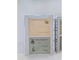 1920/23, umfangreiche Sammlung mit über 4600 Briefen, Karten und Ganzsachen. Dabei interessante Frankaturen, Blockeinheiten, 