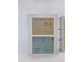 1920/23, umfangreiche Sammlung mit über 4600 Briefen, Karten und Ganzsachen. Dabei interessante Frankaturen, Blockeinheiten, 