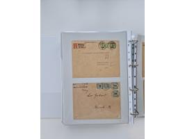 1920/23, umfangreiche Sammlung mit über 4600 Briefen, Karten und Ganzsachen. Dabei interessante Frankaturen, Blockeinheiten, 