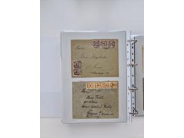 1920/23, umfangreiche Sammlung mit über 4600 Briefen, Karten und Ganzsachen. Dabei interessante Frankaturen, Blockeinheiten, 