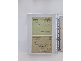 1920/23, umfangreiche Sammlung mit über 4600 Briefen, Karten und Ganzsachen. Dabei interessante Frankaturen, Blockeinheiten, 