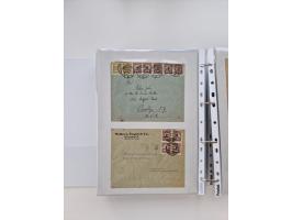 1920/23, umfangreiche Sammlung mit über 4600 Briefen, Karten und Ganzsachen. Dabei interessante Frankaturen, Blockeinheiten, 
