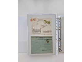 1920/23, umfangreiche Sammlung mit über 4600 Briefen, Karten und Ganzsachen. Dabei interessante Frankaturen, Blockeinheiten, 
