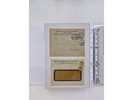 1920/23, umfangreiche Sammlung mit über 4600 Briefen, Karten und Ganzsachen. Dabei interessante Frankaturen, Blockeinheiten, 