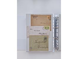 1920/23, umfangreiche Sammlung mit über 4600 Briefen, Karten und Ganzsachen. Dabei interessante Frankaturen, Blockeinheiten, 