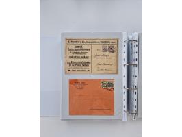 1920/23, umfangreiche Sammlung mit über 4600 Briefen, Karten und Ganzsachen. Dabei interessante Frankaturen, Blockeinheiten, 