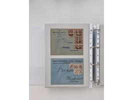 1920/23, umfangreiche Sammlung mit über 4600 Briefen, Karten und Ganzsachen. Dabei interessante Frankaturen, Blockeinheiten, 