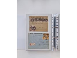 1920/23, umfangreiche Sammlung mit über 4600 Briefen, Karten und Ganzsachen. Dabei interessante Frankaturen, Blockeinheiten, 