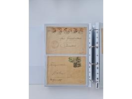 1920/23, umfangreiche Sammlung mit über 4600 Briefen, Karten und Ganzsachen. Dabei interessante Frankaturen, Blockeinheiten, 