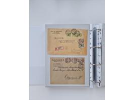 1920/23, umfangreiche Sammlung mit über 4600 Briefen, Karten und Ganzsachen. Dabei interessante Frankaturen, Blockeinheiten, 