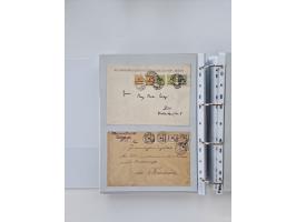 1920/23, umfangreiche Sammlung mit über 4600 Briefen, Karten und Ganzsachen. Dabei interessante Frankaturen, Blockeinheiten, 