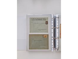 1920/23, umfangreiche Sammlung mit über 4600 Briefen, Karten und Ganzsachen. Dabei interessante Frankaturen, Blockeinheiten, 