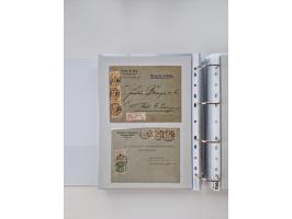 1920/23, umfangreiche Sammlung mit über 4600 Briefen, Karten und Ganzsachen. Dabei interessante Frankaturen, Blockeinheiten, 