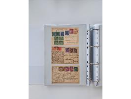 1920/23, umfangreiche Sammlung mit über 4600 Briefen, Karten und Ganzsachen. Dabei interessante Frankaturen, Blockeinheiten, 