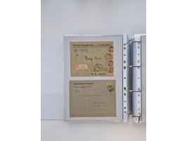 1920/23, umfangreiche Sammlung mit über 4600 Briefen, Karten und Ganzsachen. Dabei interessante Frankaturen, Blockeinheiten, 