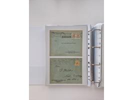 1920/23, umfangreiche Sammlung mit über 4600 Briefen, Karten und Ganzsachen. Dabei interessante Frankaturen, Blockeinheiten, 