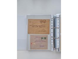 1920/23, umfangreiche Sammlung mit über 4600 Briefen, Karten und Ganzsachen. Dabei interessante Frankaturen, Blockeinheiten, 