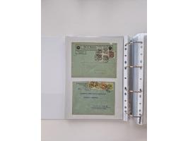 1920/23, umfangreiche Sammlung mit über 4600 Briefen, Karten und Ganzsachen. Dabei interessante Frankaturen, Blockeinheiten, 