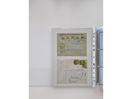 1920/23, umfangreiche Sammlung mit über 4600 Briefen, Karten und Ganzsachen. Dabei interessante Frankaturen, Blockeinheiten, 