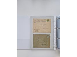 1920/23, umfangreiche Sammlung mit über 4600 Briefen, Karten und Ganzsachen. Dabei interessante Frankaturen, Blockeinheiten, 