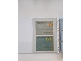 1920/23, umfangreiche Sammlung mit über 4600 Briefen, Karten und Ganzsachen. Dabei interessante Frankaturen, Blockeinheiten, 