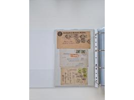 1920/23, umfangreiche Sammlung mit über 4600 Briefen, Karten und Ganzsachen. Dabei interessante Frankaturen, Blockeinheiten, 