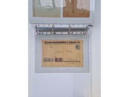 1920/23, umfangreiche Sammlung mit über 4600 Briefen, Karten und Ganzsachen. Dabei interessante Frankaturen, Blockeinheiten, 