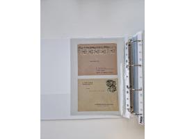 1920/23, umfangreiche Sammlung mit über 4600 Briefen, Karten und Ganzsachen. Dabei interessante Frankaturen, Blockeinheiten, 