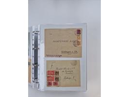 1920/23, umfangreiche Sammlung mit über 4600 Briefen, Karten und Ganzsachen. Dabei interessante Frankaturen, Blockeinheiten, 