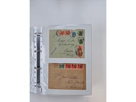 1920/23, umfangreiche Sammlung mit über 4600 Briefen, Karten und Ganzsachen. Dabei interessante Frankaturen, Blockeinheiten, 