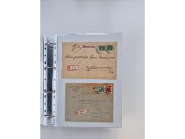 1920/23, umfangreiche Sammlung mit über 4600 Briefen, Karten und Ganzsachen. Dabei interessante Frankaturen, Blockeinheiten, 