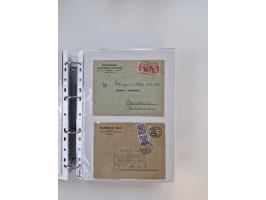 1920/23, umfangreiche Sammlung mit über 4600 Briefen, Karten und Ganzsachen. Dabei interessante Frankaturen, Blockeinheiten, 