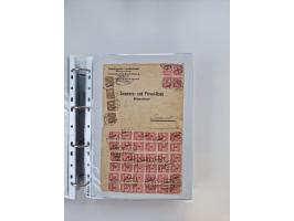 1920/23, umfangreiche Sammlung mit über 4600 Briefen, Karten und Ganzsachen. Dabei interessante Frankaturen, Blockeinheiten, 