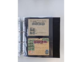 1920/23, umfangreiche Sammlung mit über 4600 Briefen, Karten und Ganzsachen. Dabei interessante Frankaturen, Blockeinheiten, 
