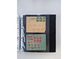 1920/23, umfangreiche Sammlung mit über 4600 Briefen, Karten und Ganzsachen. Dabei interessante Frankaturen, Blockeinheiten, 
