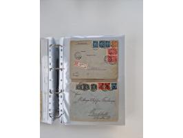 1920/23, umfangreiche Sammlung mit über 4600 Briefen, Karten und Ganzsachen. Dabei interessante Frankaturen, Blockeinheiten, 