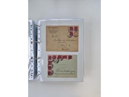 1920/23, umfangreiche Sammlung mit über 4600 Briefen, Karten und Ganzsachen. Dabei interessante Frankaturen, Blockeinheiten, 