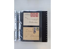 1920/23, umfangreiche Sammlung mit über 4600 Briefen, Karten und Ganzsachen. Dabei interessante Frankaturen, Blockeinheiten, 
