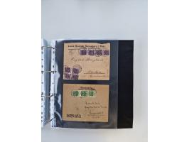 1920/23, umfangreiche Sammlung mit über 4600 Briefen, Karten und Ganzsachen. Dabei interessante Frankaturen, Blockeinheiten, 