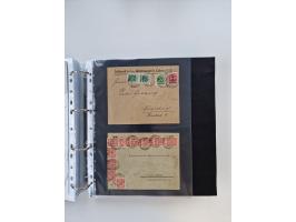1920/23, umfangreiche Sammlung mit über 4600 Briefen, Karten und Ganzsachen. Dabei interessante Frankaturen, Blockeinheiten, 