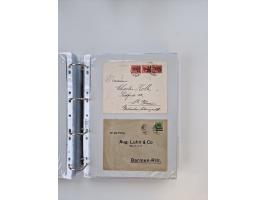 1920/23, umfangreiche Sammlung mit über 4600 Briefen, Karten und Ganzsachen. Dabei interessante Frankaturen, Blockeinheiten, 