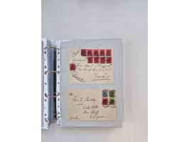 1920/23, umfangreiche Sammlung mit über 4600 Briefen, Karten und Ganzsachen. Dabei interessante Frankaturen, Blockeinheiten, 
